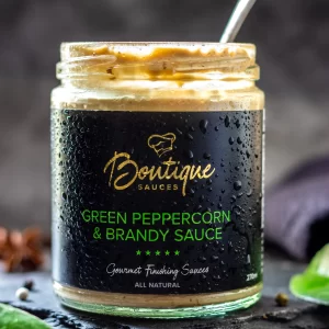 Boutique Sauces Green Peppercorn and Brandy Sauce 270ml