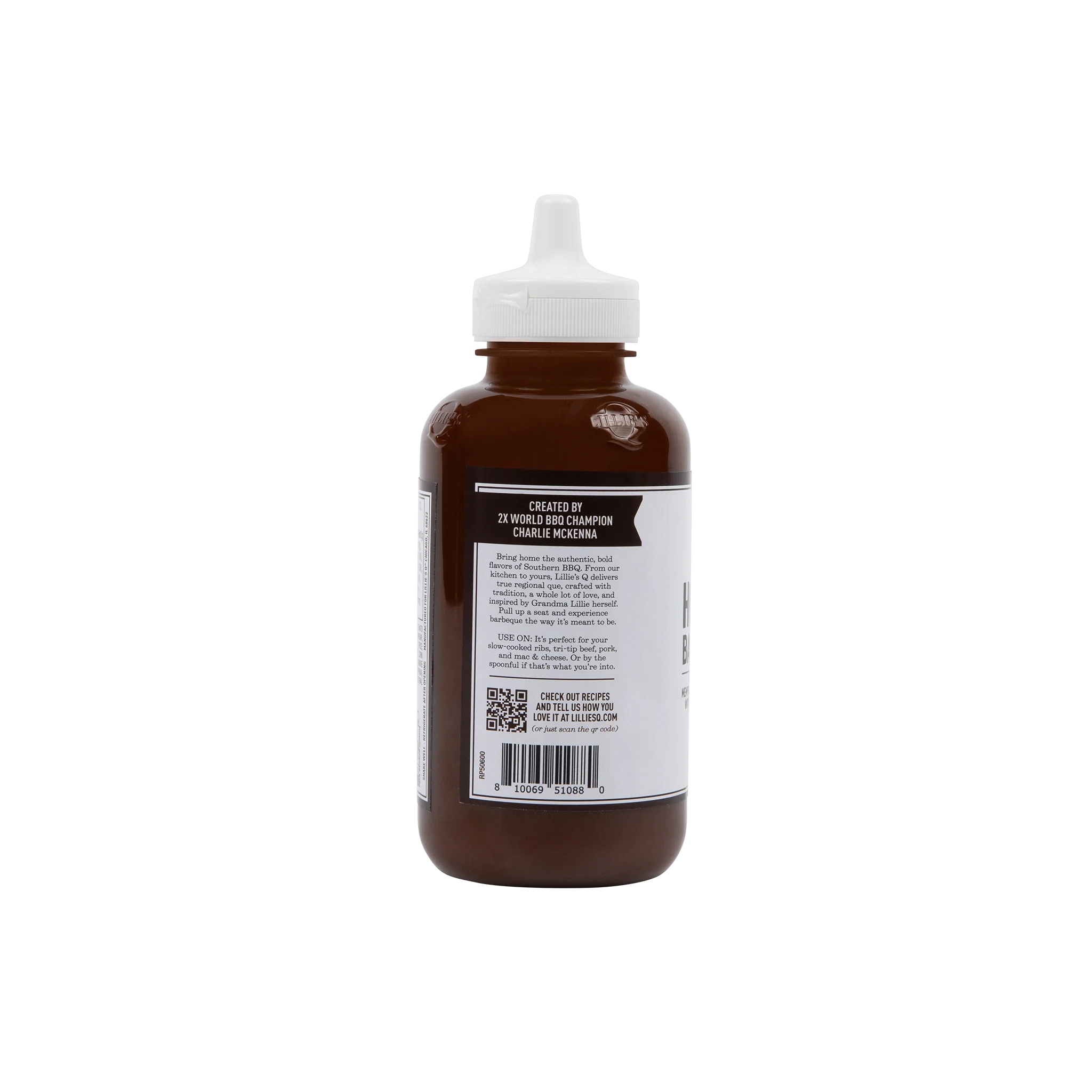 Lillie's Q Hot Smoky Barbecue Sauce 380ml - Image 2
