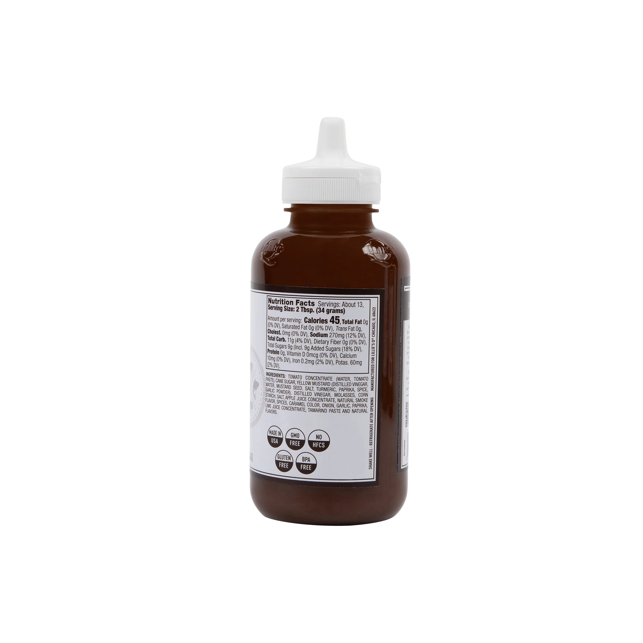 Lillie's Q Hot Smoky Barbecue Sauce 380ml - Image 3