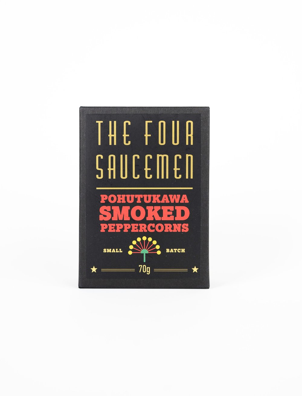 The Four Saucemen Pohutukawa Smoked Peppercorns