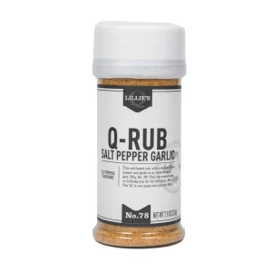 Lillie's Q Rub SALT PEPPER GARLIC 224g
