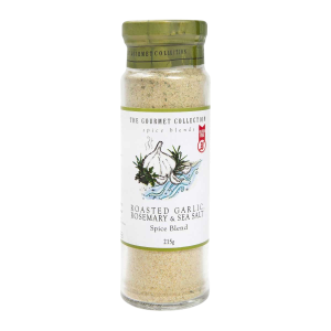 The Gourmet Collection ROASTED GARLIC ROSEMARY AND SEA SALT Spice Blend 215g