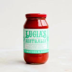 Lucia's TOMATO & BASIL Pasta Sauce 500g