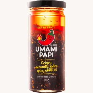 Umami Papi Crispy Aromatic Extra Spicy Chilli Oil 225g