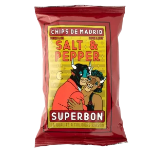 Superbon Madrid Crisps SALT & PEPPER 135g