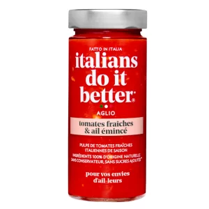Italians Do It Better AGLIO - Fresh tomatoes and Minced Garlic 290g