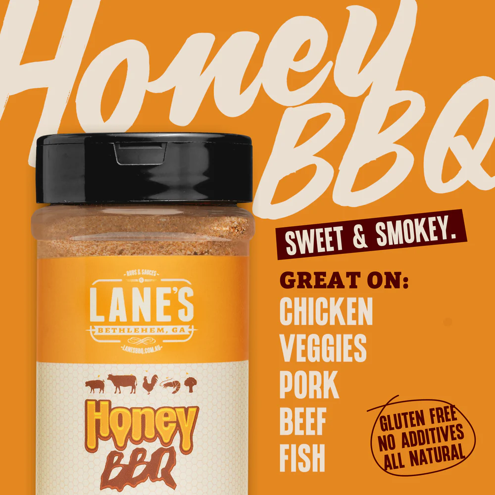Lanes HONEY BBQ Rub 119g - Image 2