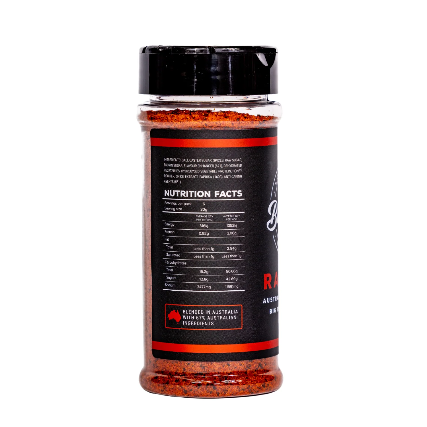 Butchers Axe RANGER - Big Red Seasoning 180g - Image 2