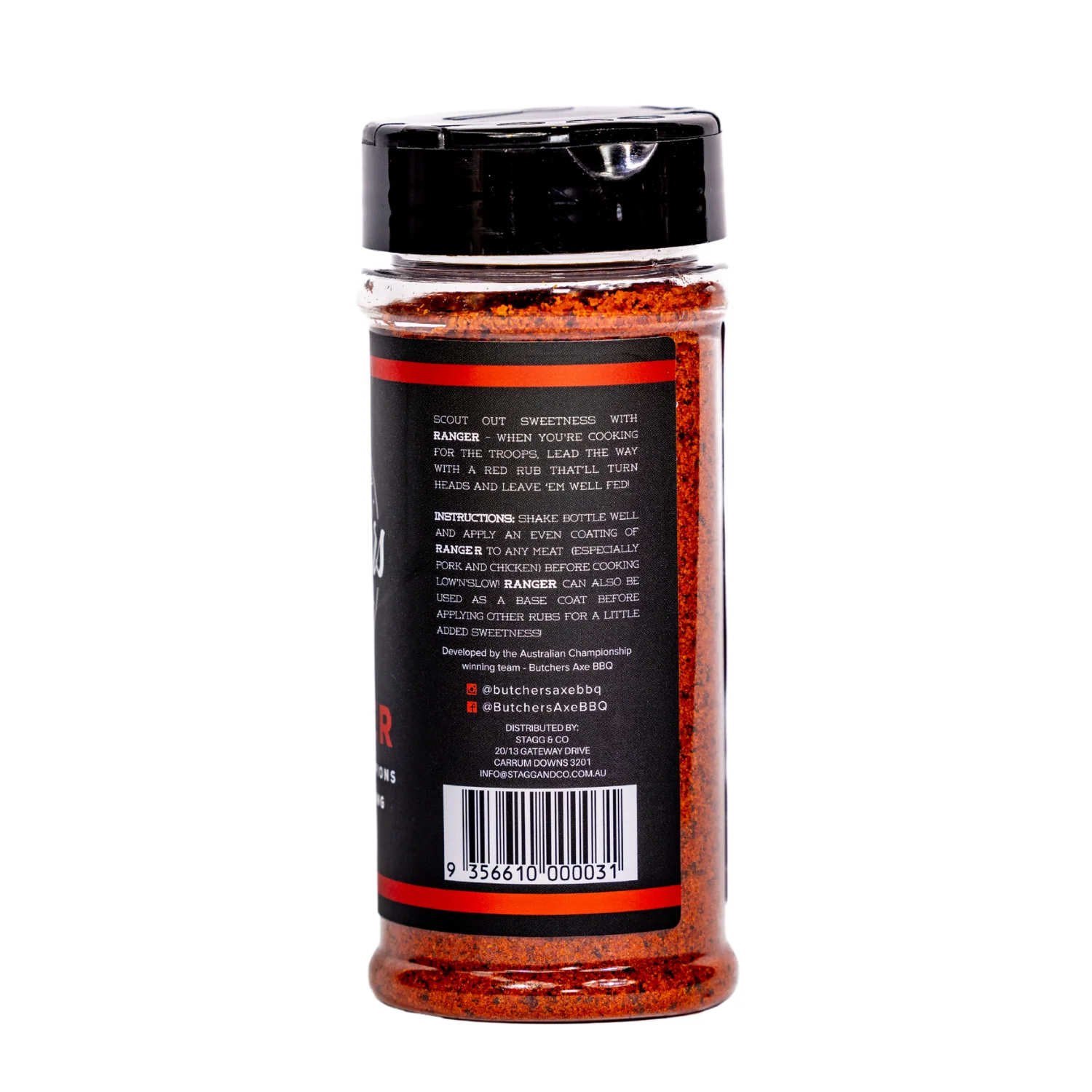 Butchers Axe RANGER - Big Red Seasoning 180g - Image 3