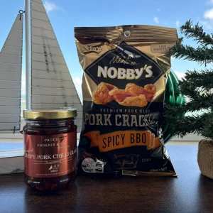 Proud Phoenix Crispy Pork Chilli Glaze-includes a bag of Nobby’s Pork Crackle