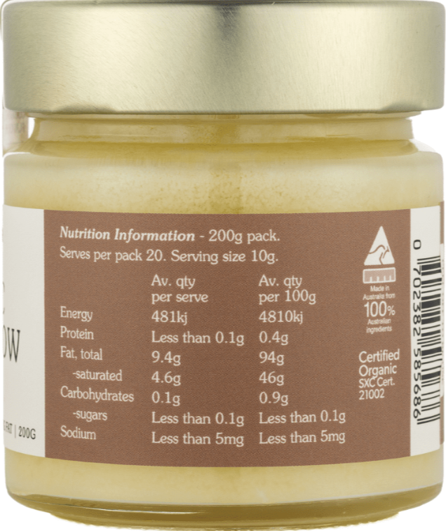 Urban Forager Certified Organic BEEF TALLOW 200g - Image 2