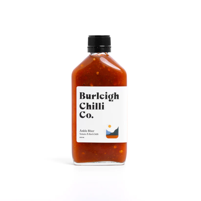 Burleigh Chilli Co Ankle Biter Tomato & Red Chilli Hot Sauce 200ml