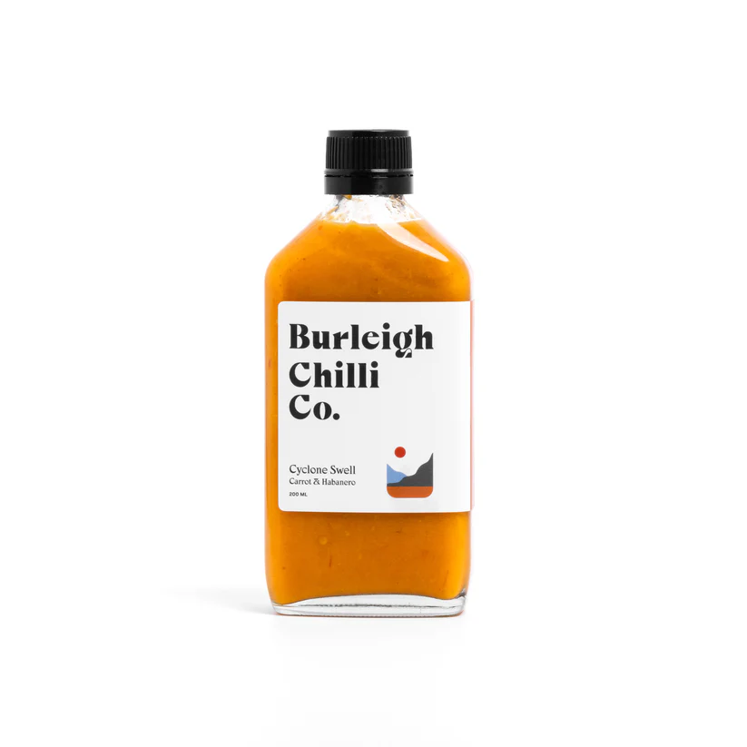Burleigh Chilli Co Cyclone Swell Carrot & Habanero Hot Sauce 200ml
