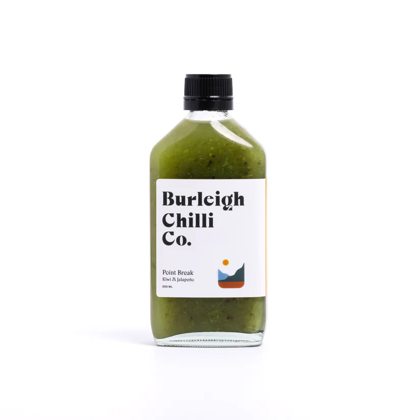 Burleigh Chilli Co Point Break Kiwi & Jalapeño Hot Sauce 200ml