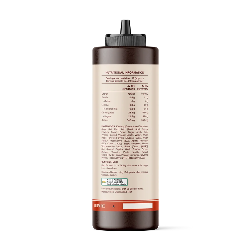Lane’s BBQ Kinda Smokey Sauce 285ml - Image 2
